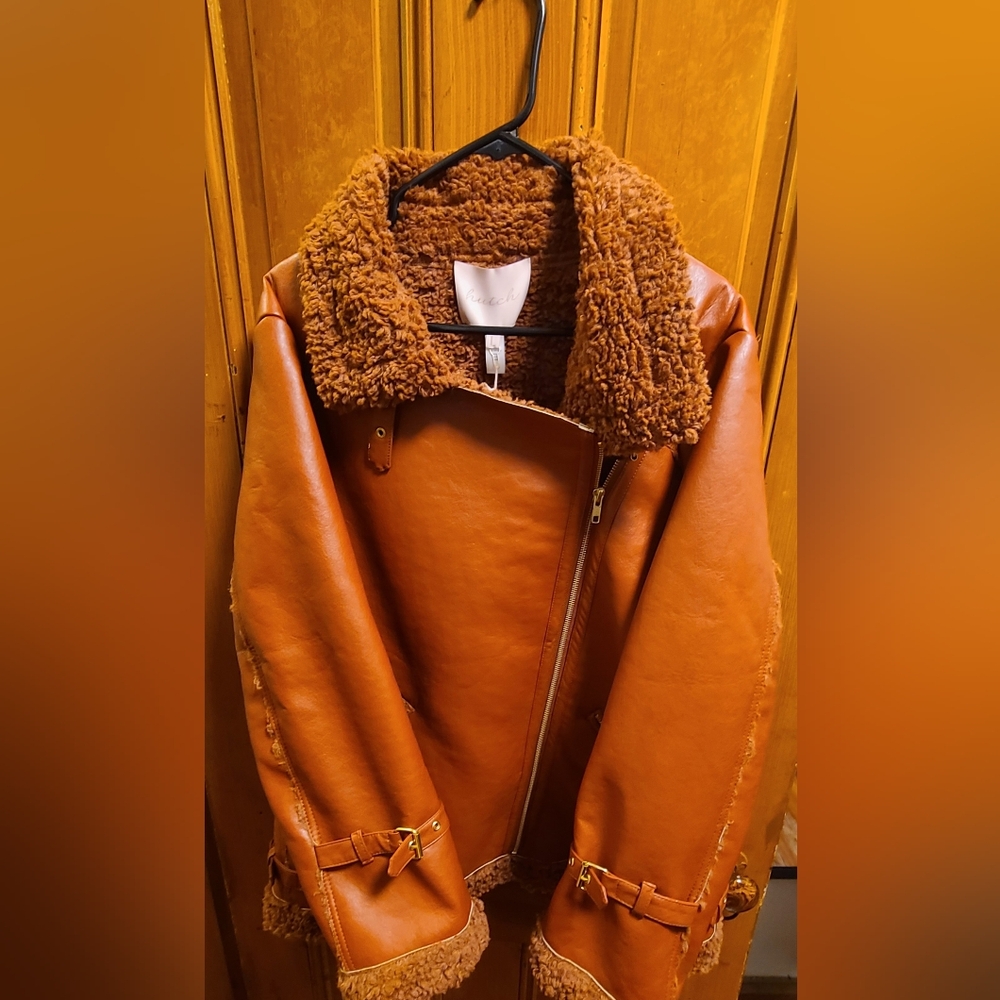 Hutch Rhys Sherpa Moto Jacket - Picture 6 of 13